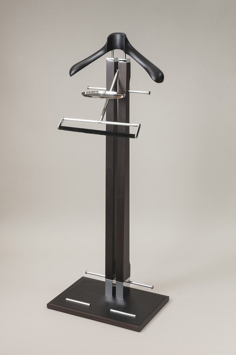 Lorenzi Milano Servo muto da guardaroba liscio in Legno