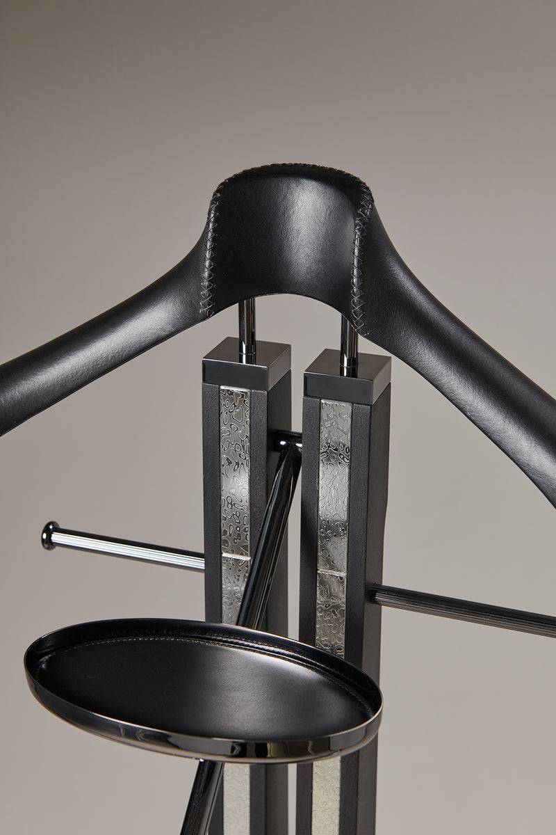 Lorenzi Milano Servomuto Da Guardaroba (damasco) In Acciaio Damasco