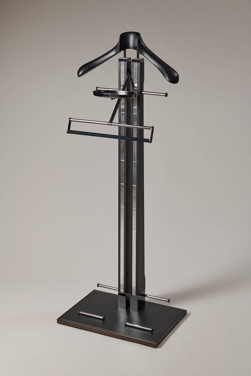 Lorenzi Milano Servomuto da guardaroba (damasco) in Acciaio damasco