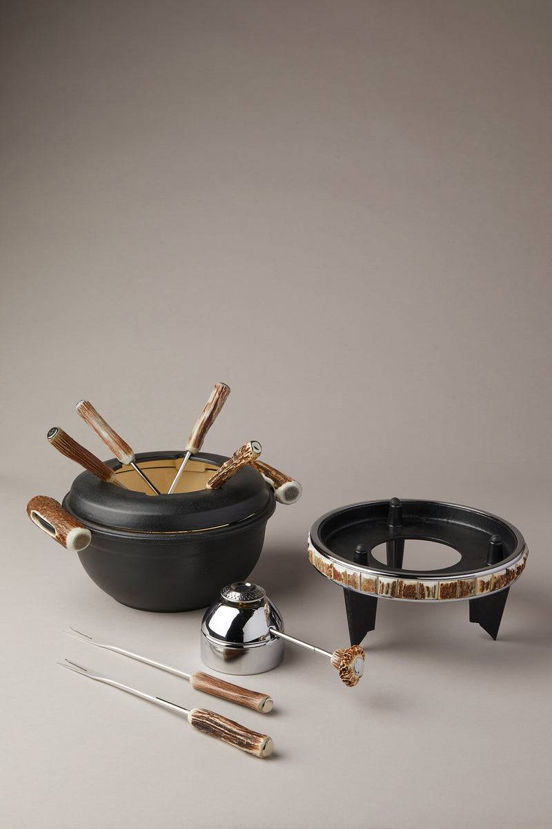 Lorenzi Milano Set Fonduta Bourguignonne In Cervo (palco)