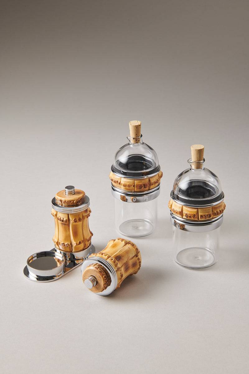 Lorenzi Milano Set Macina Sale E Pepe Mignon In Bambù