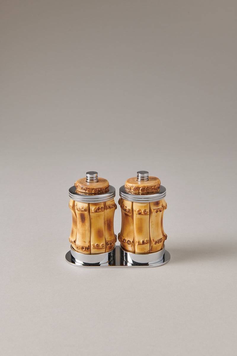 Lorenzi Milano Set macina sale e pepe mignon in Bambù