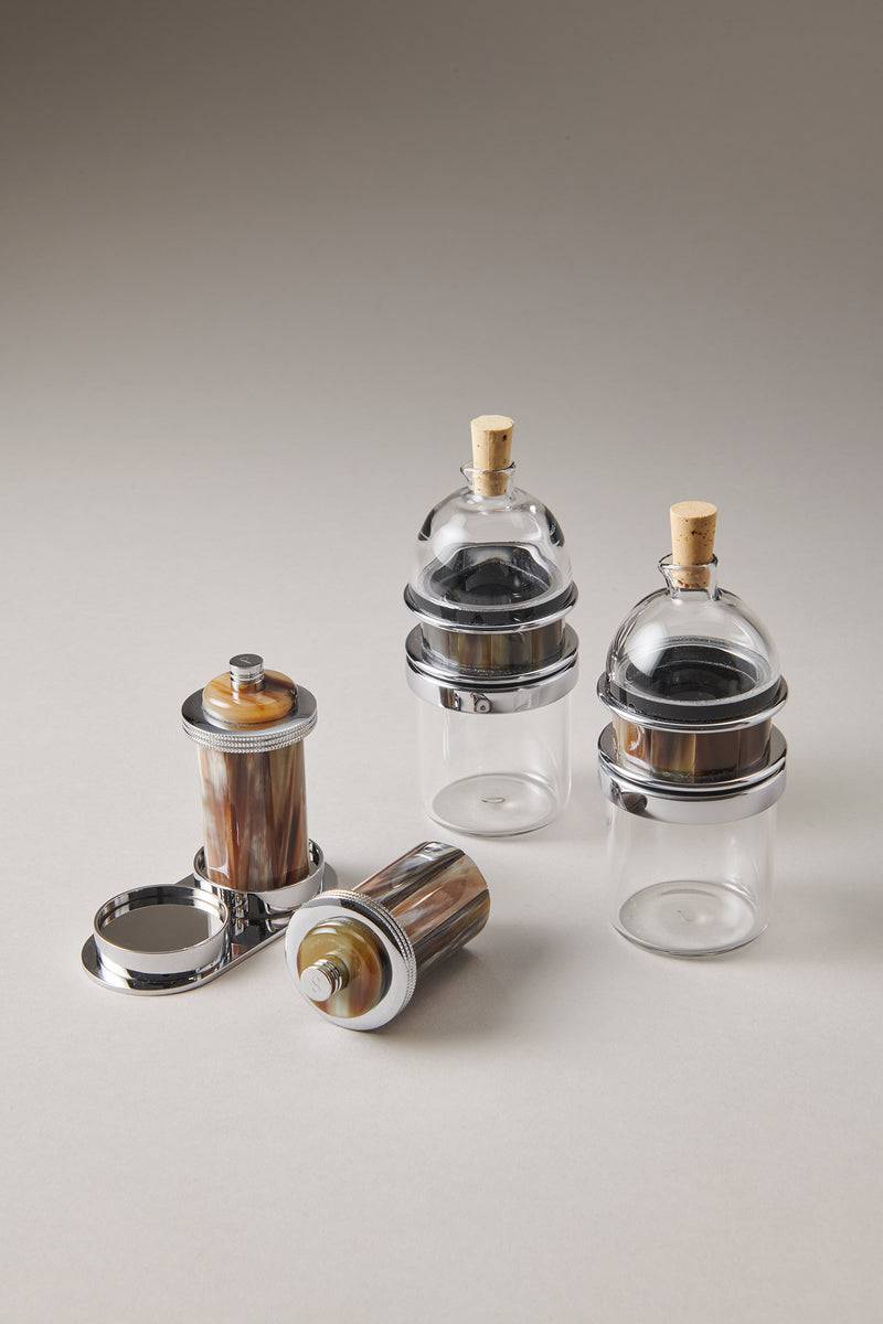 Lorenzi Milano Set Macina Sale E Pepe Mignon In Zebu