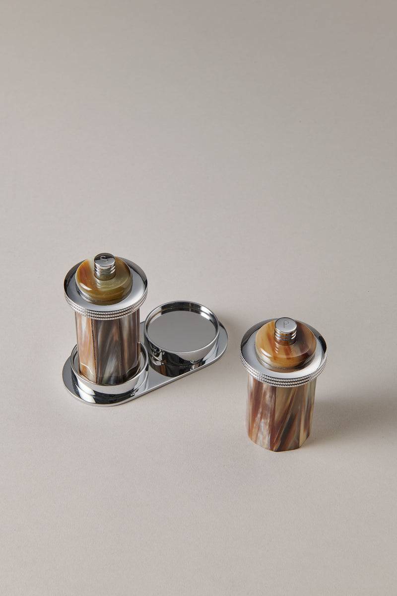 Lorenzi Milano Set Macina Sale E Pepe Mignon In Zebu