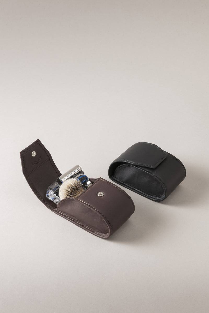Lorenzi Milano Set Rasoio Pennello Barba Viaggio In Zebu