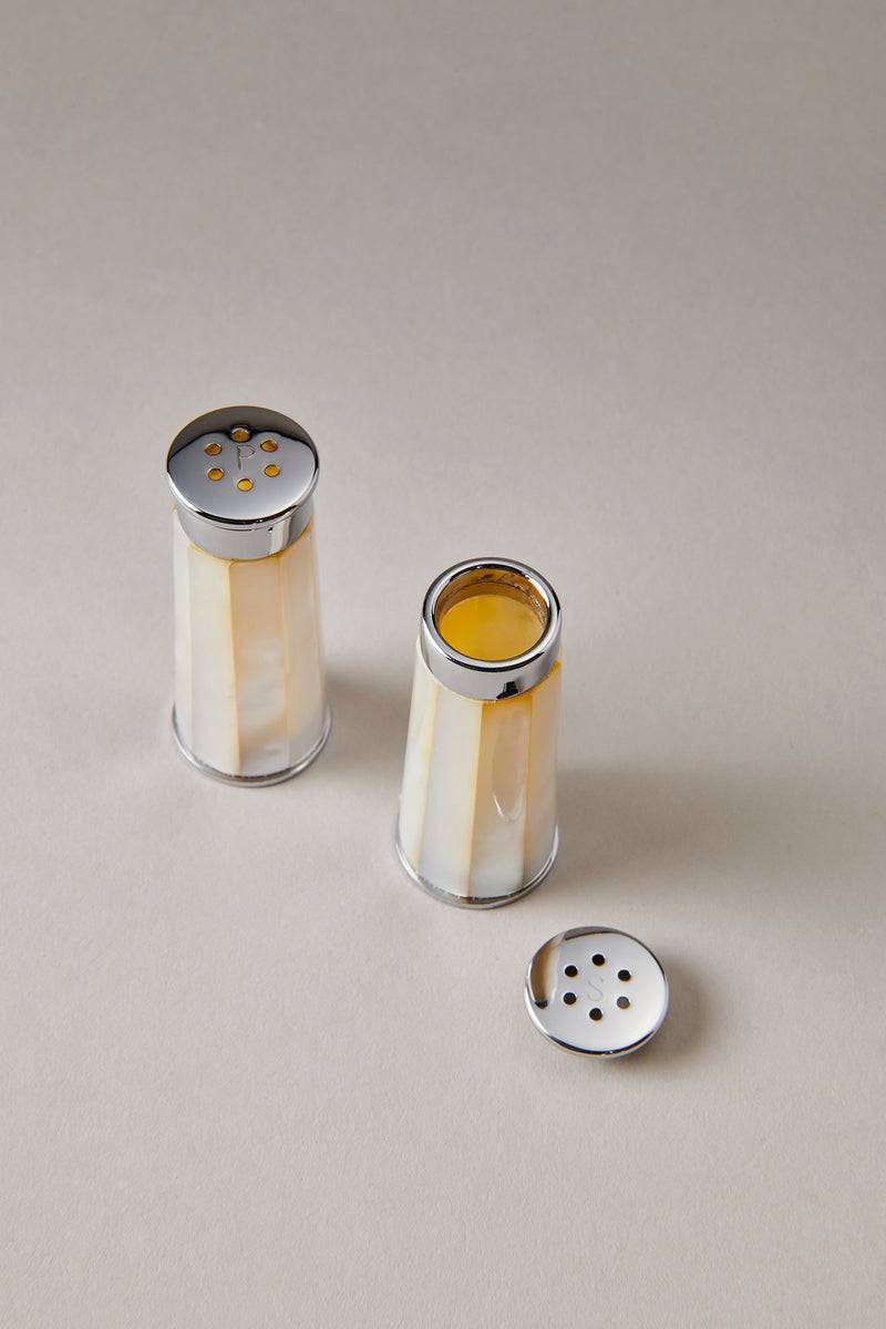 Lorenzi Milano Set Spargi Sale E Pepe In Madreperla