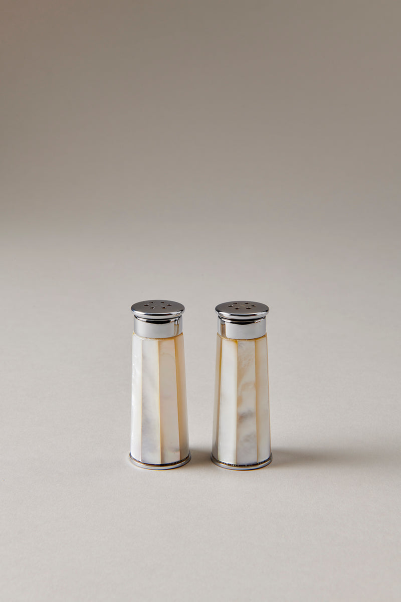 Lorenzi Milano Set spargi sale e pepe in Madreperla