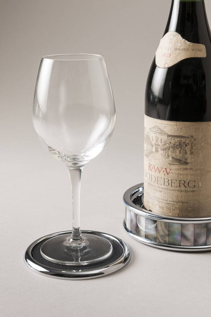 Lorenzi Milano Sottobottiglia Con Sottobicchieri In Madreperla