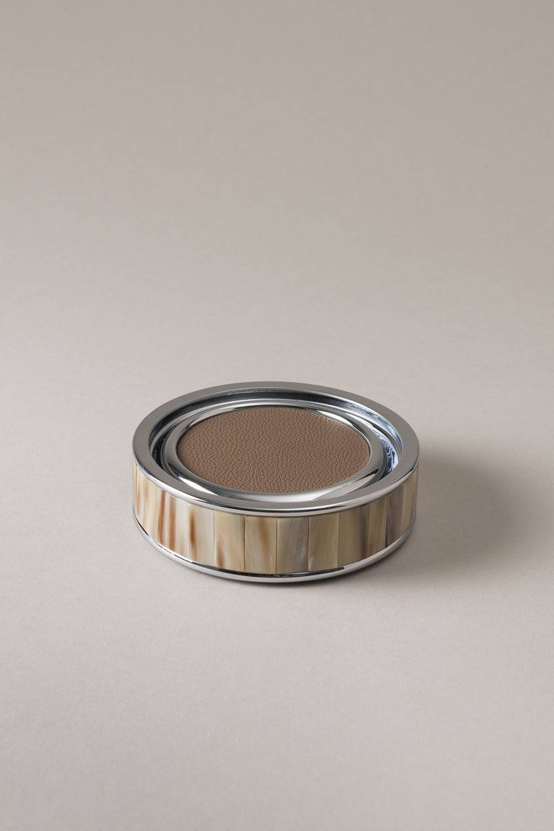 Lorenzi Milano Sottobottiglia con sottobicchieri in Zebu