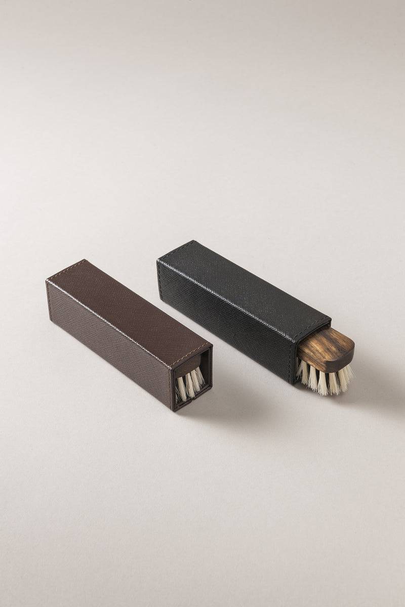 Lorenzi Milano Spazzola Abiti Cachemire Con Custodia In Ovangkol