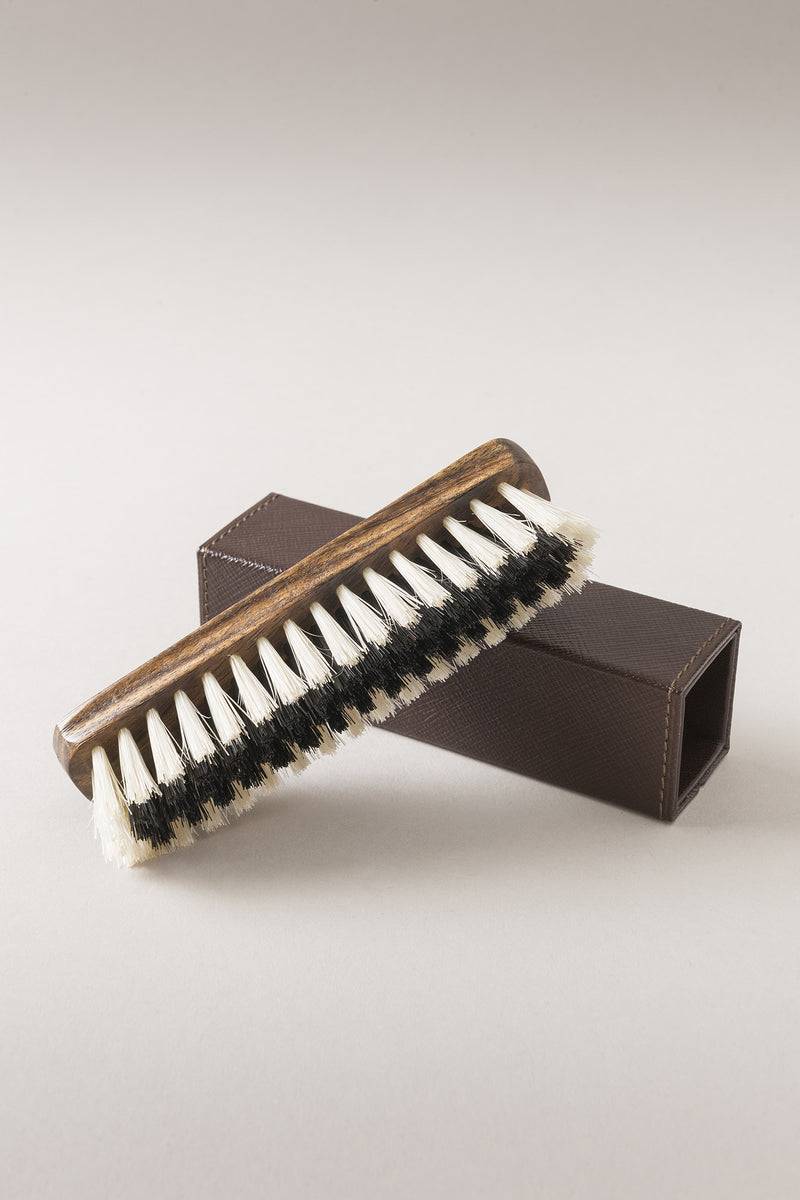 Lorenzi Milano Spazzola Abiti Cachemire Con Custodia In Ovangkol