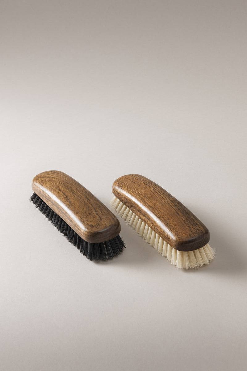 Lorenzi Milano Spazzola per scarpe grande in Ovangkol