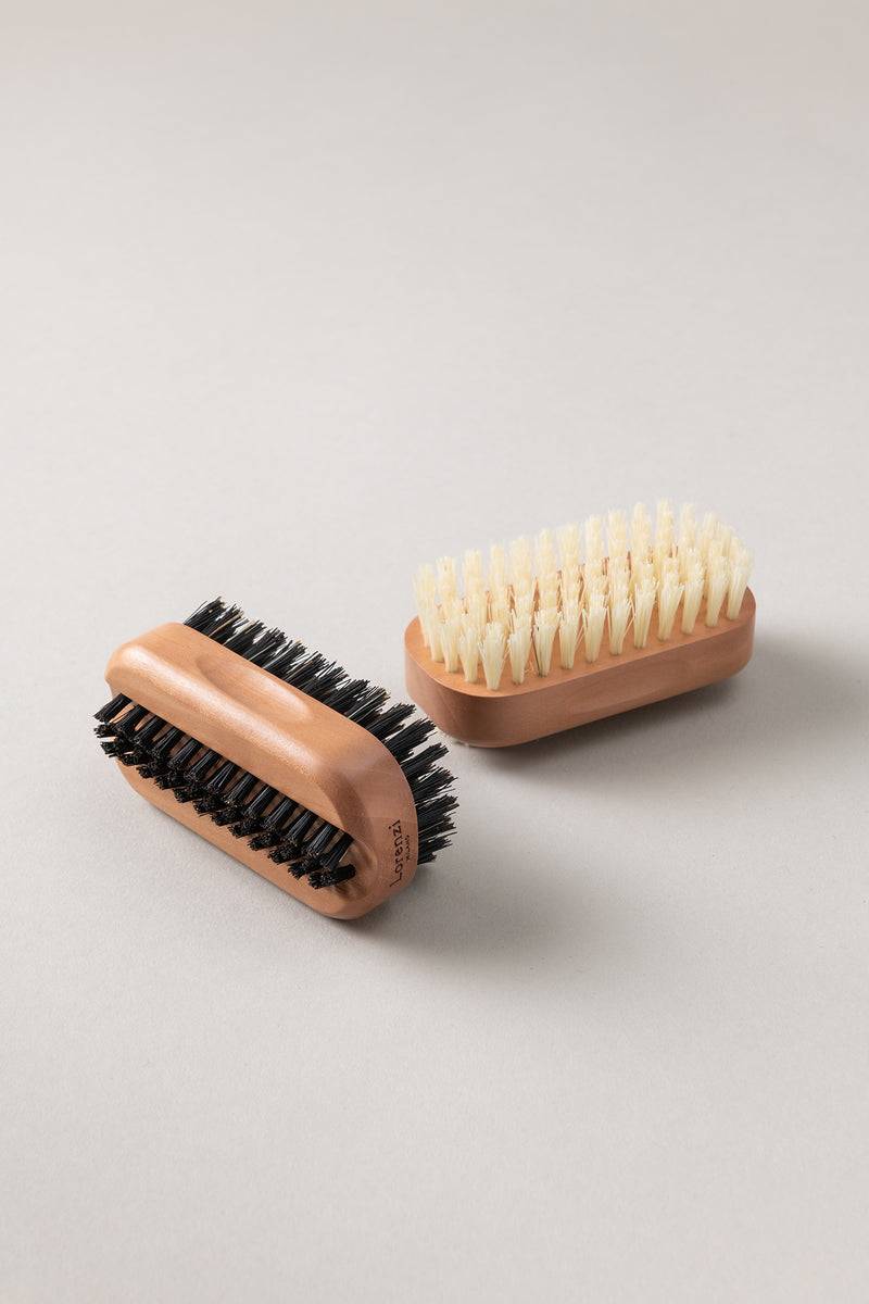 Lorenzi Milano Spazzolino Unghie Doppia Setola In Pero