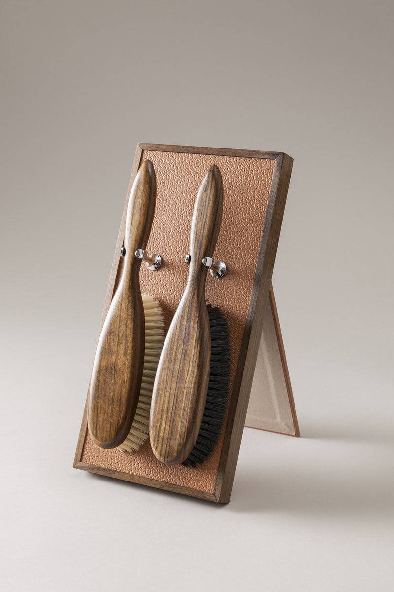 Lorenzi Milano Stand con 2spazzole abiti in Cinghiale