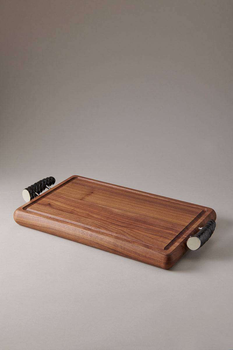 Lorenzi Milano Tagliere con impugnature in Springbok