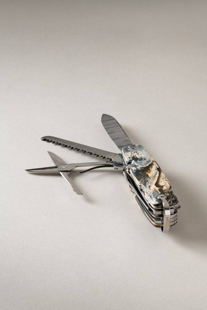 Lorenzi Milano Temperino Grande 8 Accessori In Mammut