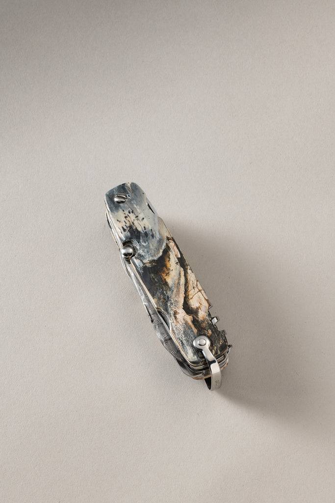 Lorenzi Milano Temperino Grande 8 Accessori In Mammut