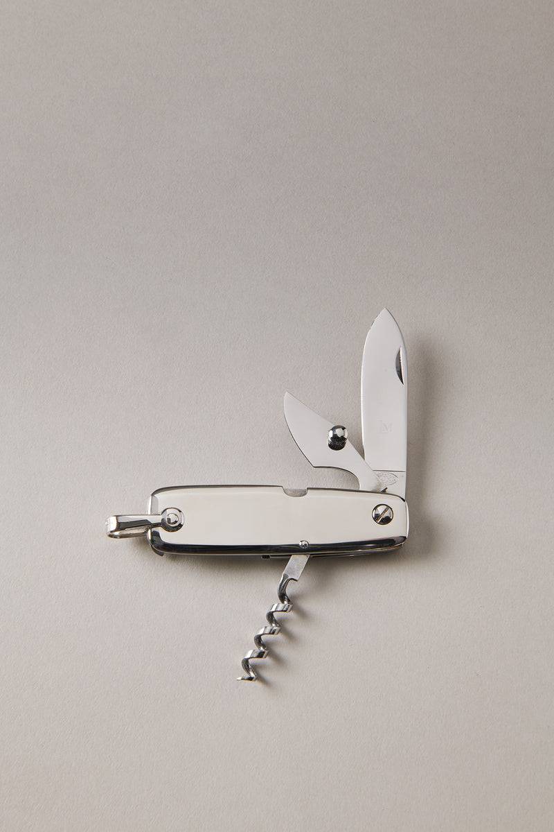 Lorenzi Milano Temperino piccolo 3 accessori in Acciaio inox