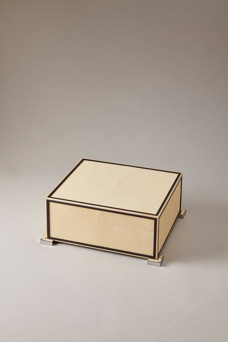 Lorenzi Milano Umidificatore Porta Sigari Piccolo In Galuchat