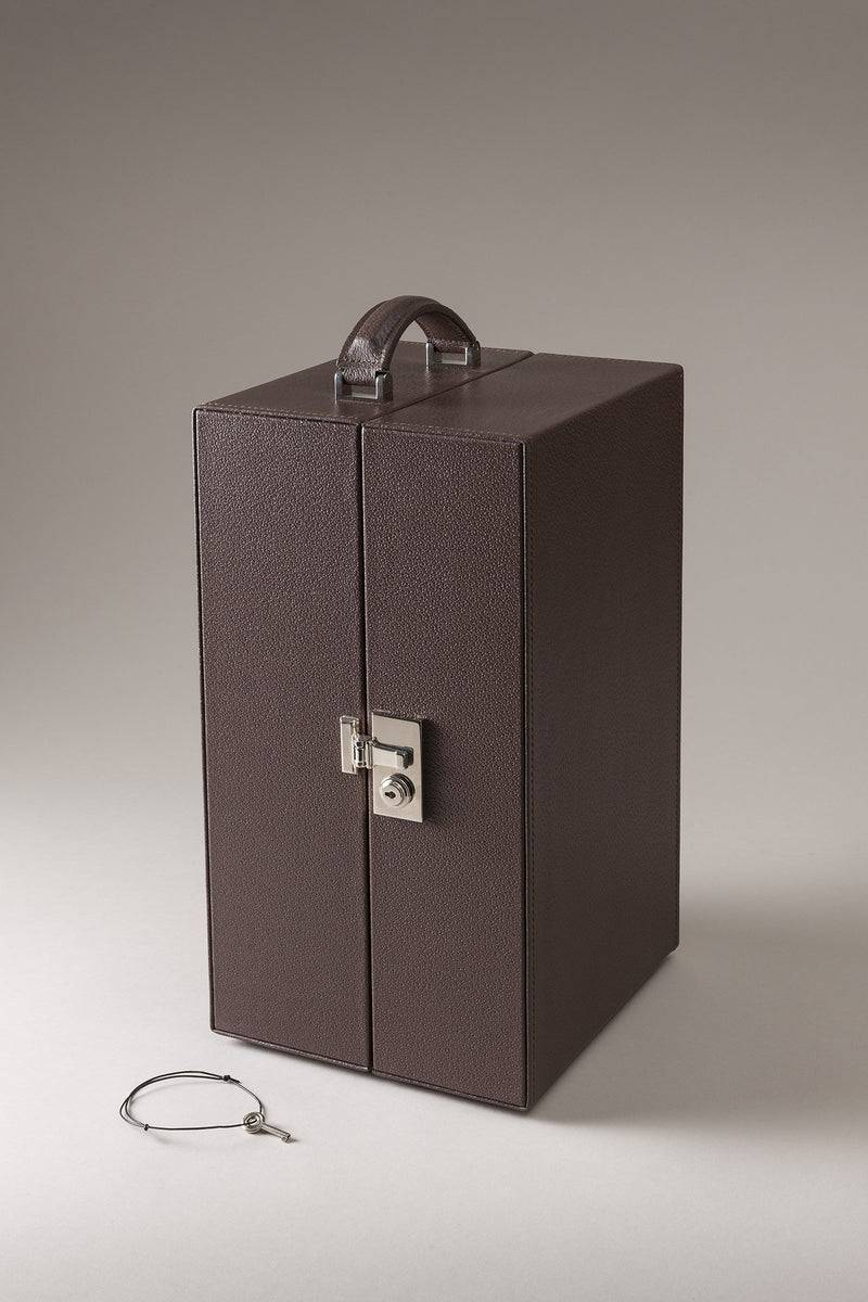 Lorenzi Milano Valigia Per Bottiglie Vino In Cinghiale