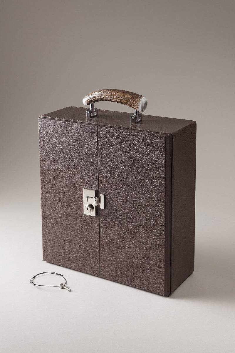 Lorenzi Milano Valigia Vino Piccola Maniglia Cervo In Cervo (palco)