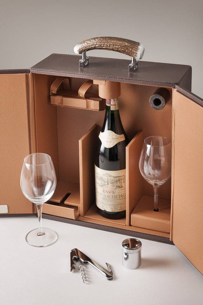 Lorenzi Milano Valigia Vino Piccola Maniglia Cervo In Cervo (palco)