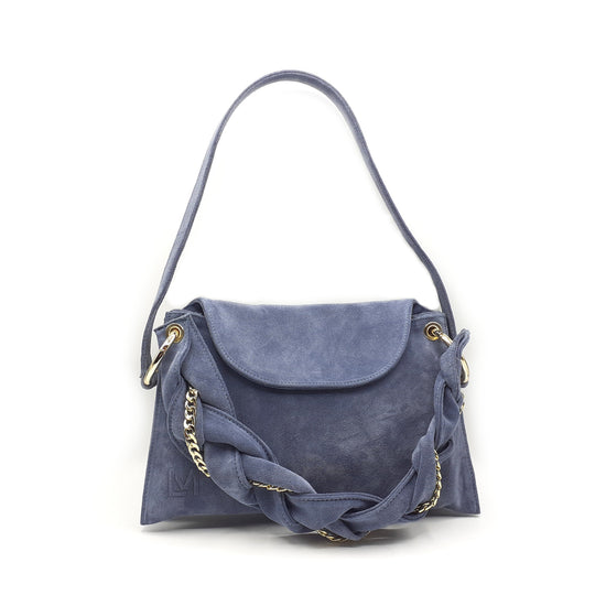 Lorenzo Mari Borsa Little Darcy Camoscio denim