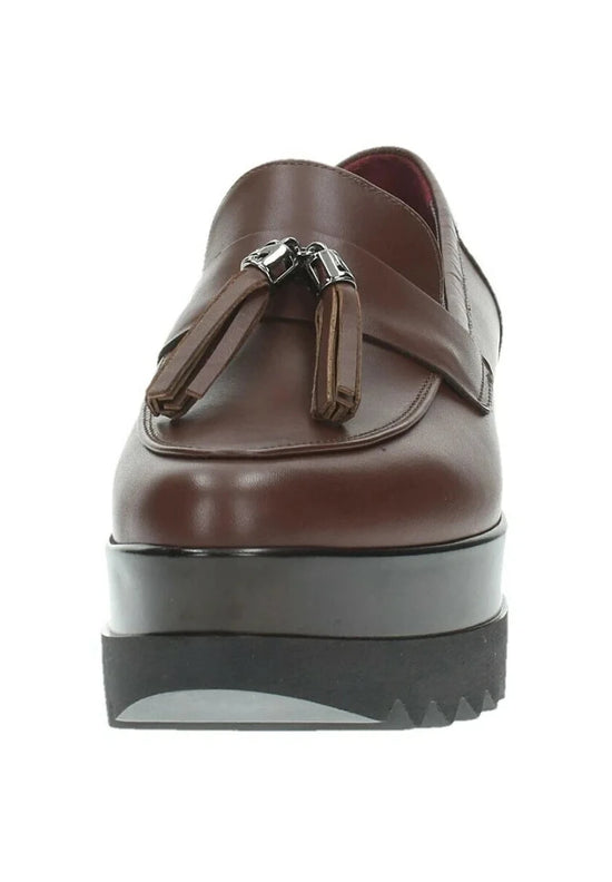 Lorenzo Mari Mocassino Clea 5 Castano Con Nappine
