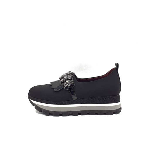 Lorenzo Mari Slip on Dea 2 Black