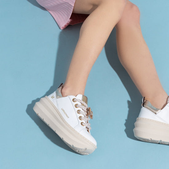 Lorenzo Mari Sneaker Clio Bianco/Platino