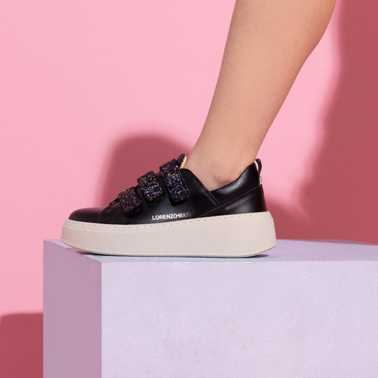 Lorenzo Mari Sneakers Flora Black