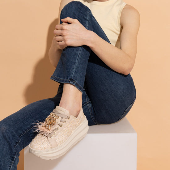 Lorenzo Mari Sneakers NEW Veronica Rafia