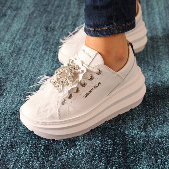 Lorenzo Mari Sneakers Veronica White