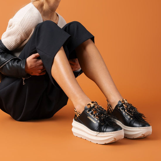 Lorenzo Mari Veronica Black Leopard