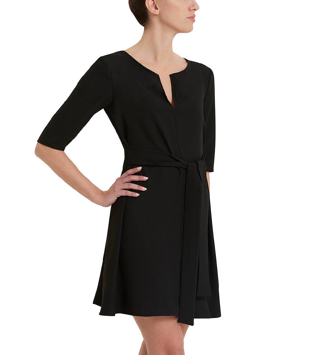 Loriblu Abito In Cady Corto Nero