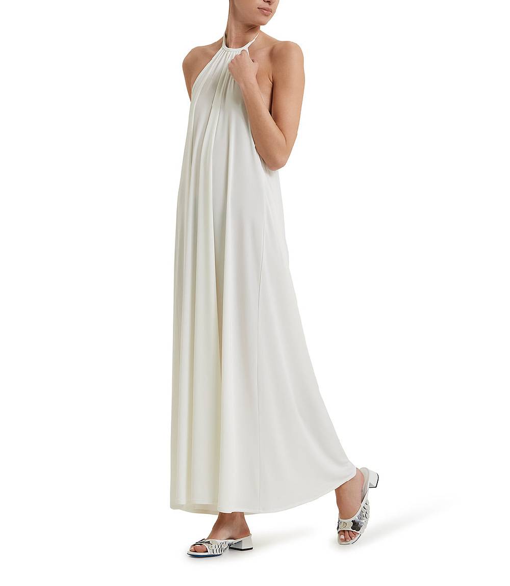 Loriblu Abito Midi Bianco