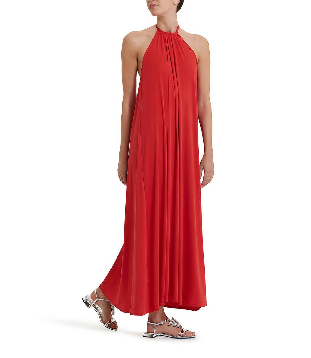 Loriblu Abito Midi Rosso