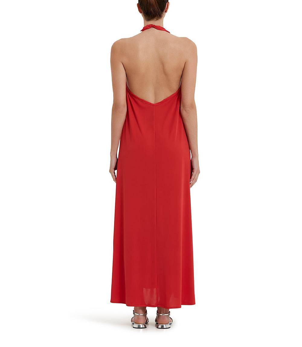 Loriblu Abito Midi Rosso