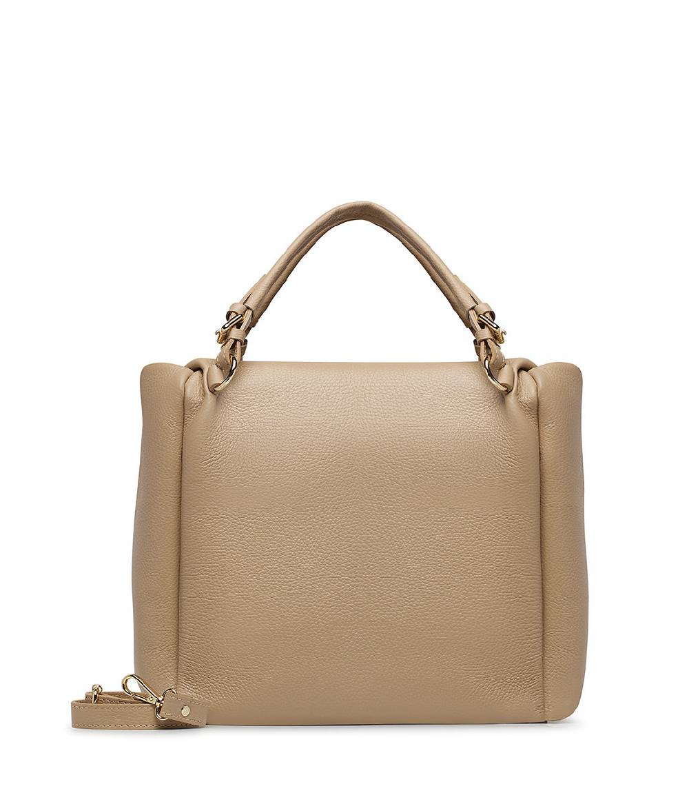 Loriblu Borsa Beige In Pelle Martellata