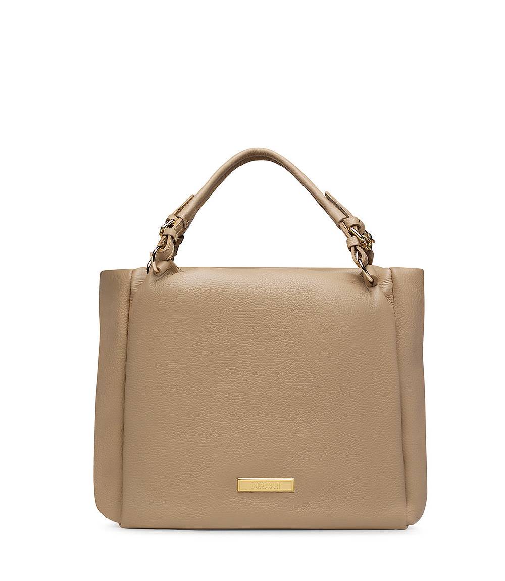 Loriblu Borsa beige in pelle martellata
