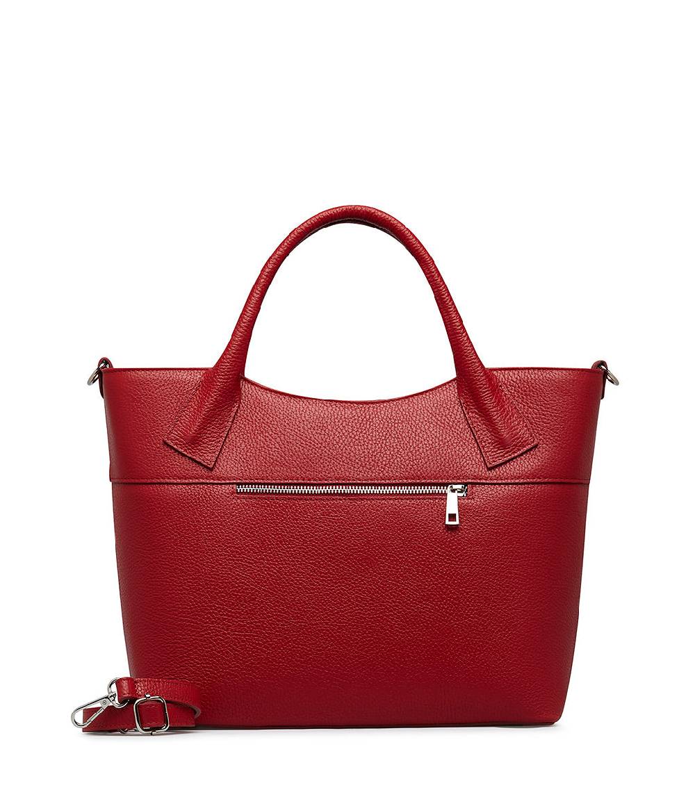Loriblu Borsa Tote Bordeaux In Pelle Stampata