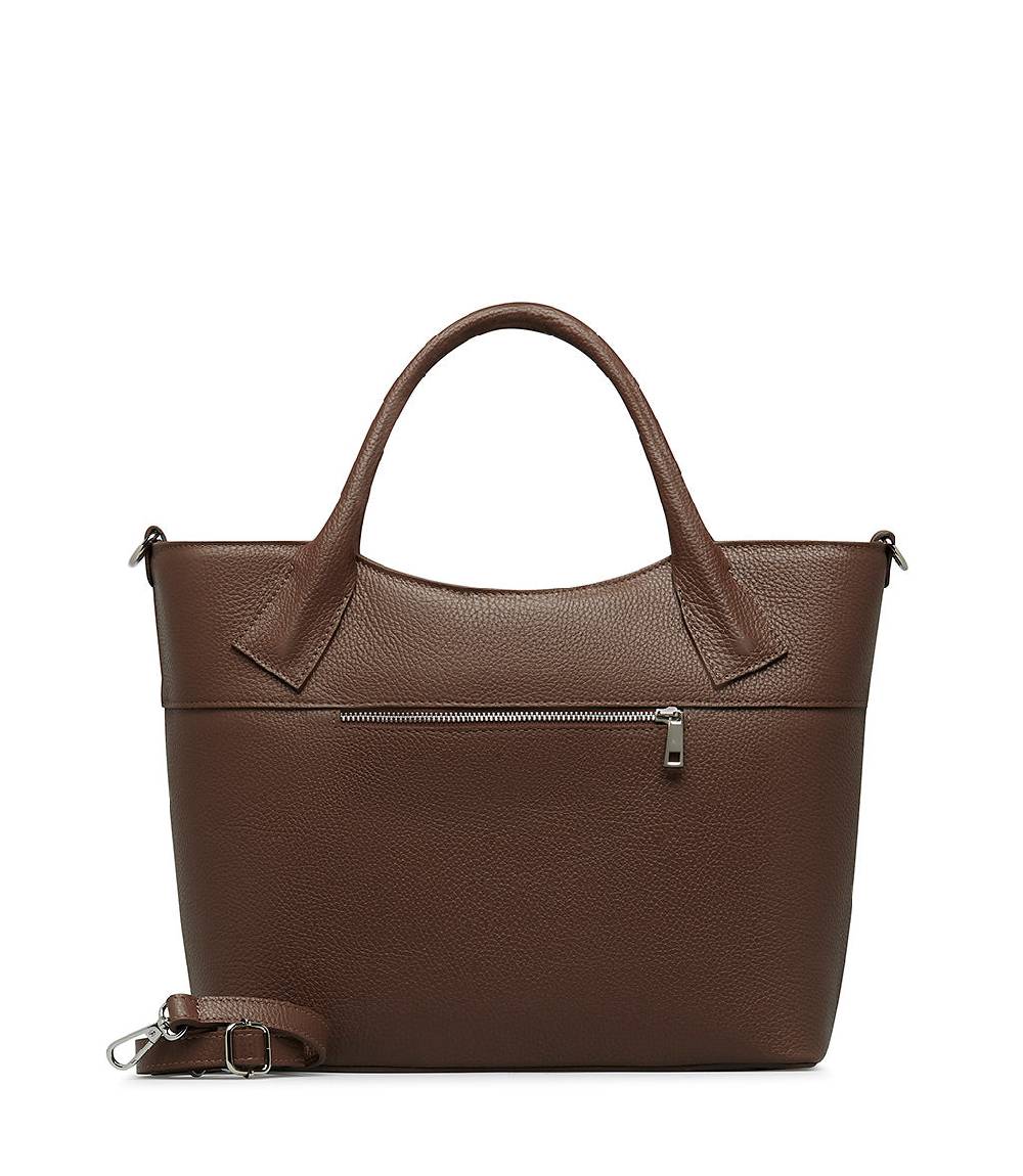 Loriblu Borsa Tote Cuoio In Pelle Stampata