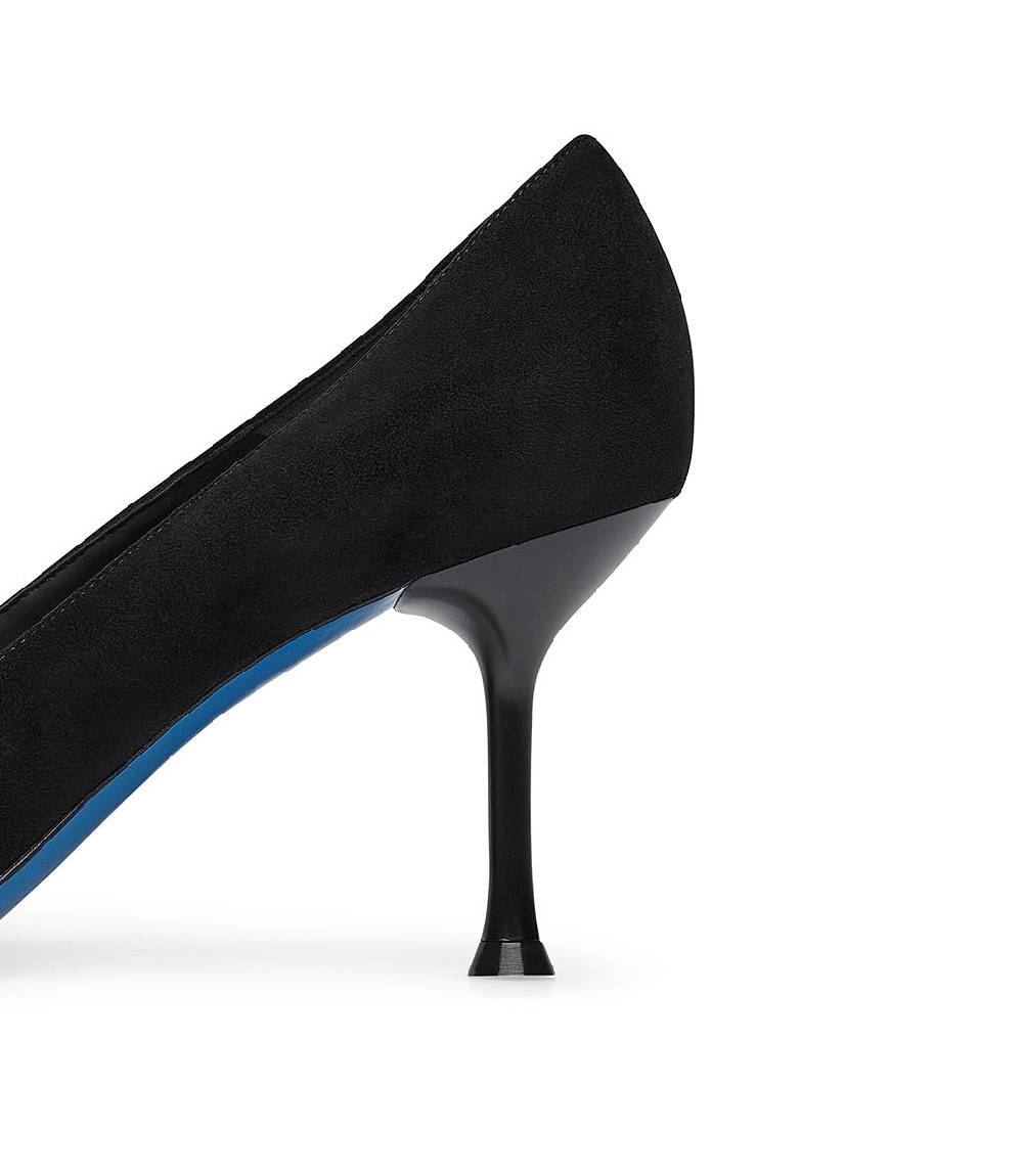 Loriblu Decollete In Camoscio Nero