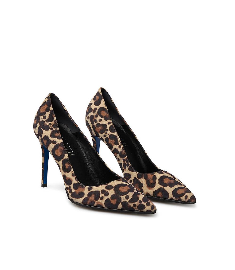 Loriblu Décolleté In Camoscio Stampa Maculato