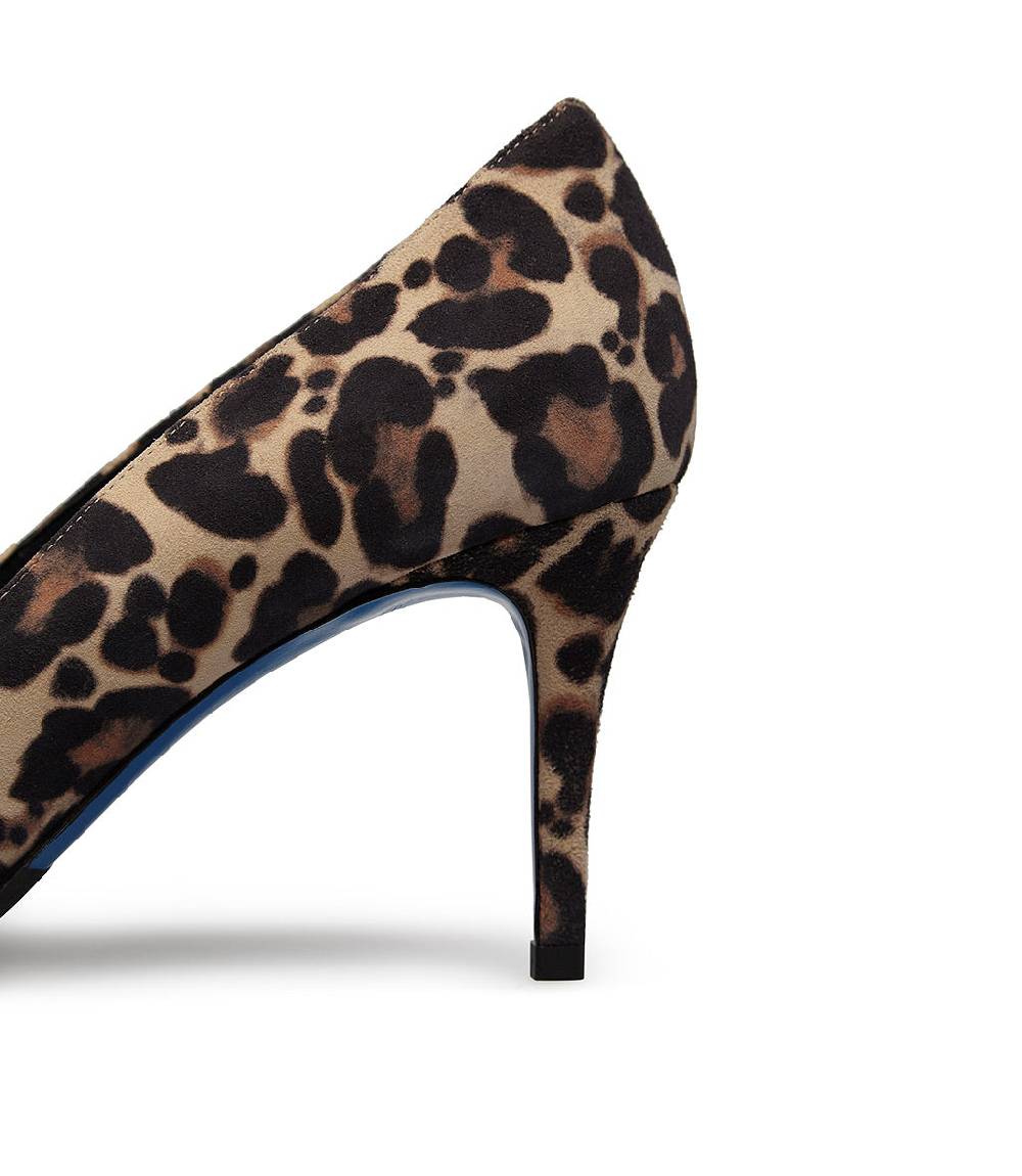 Loriblu Décolleté In Camoscio Stampa Maculato