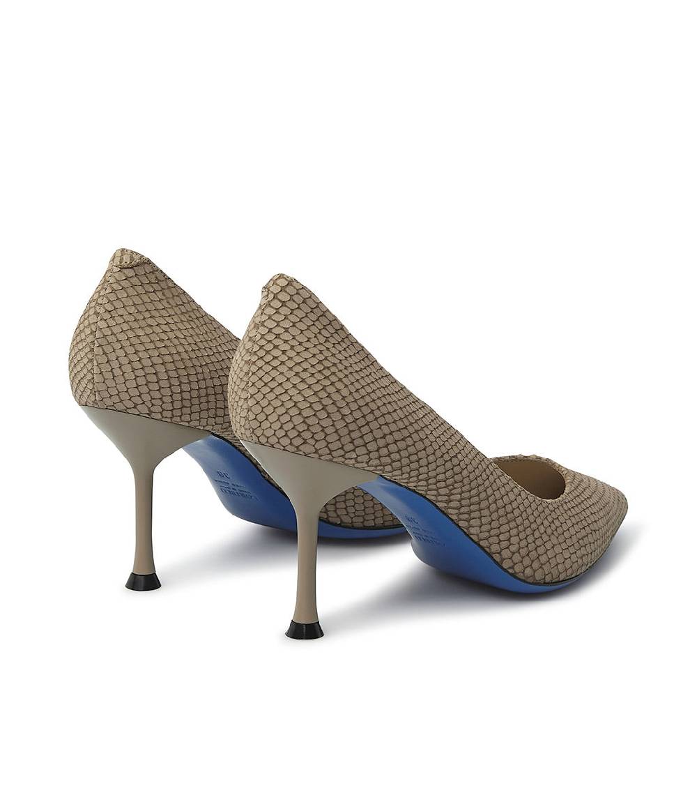 Loriblu Decollete In Nabuk Testurizzato Nocciola