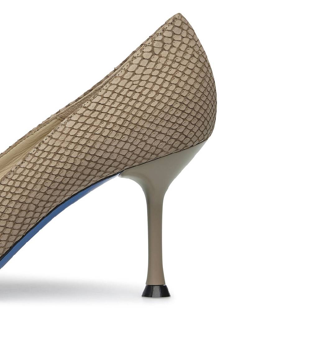 Loriblu Decollete In Nabuk Testurizzato Nocciola