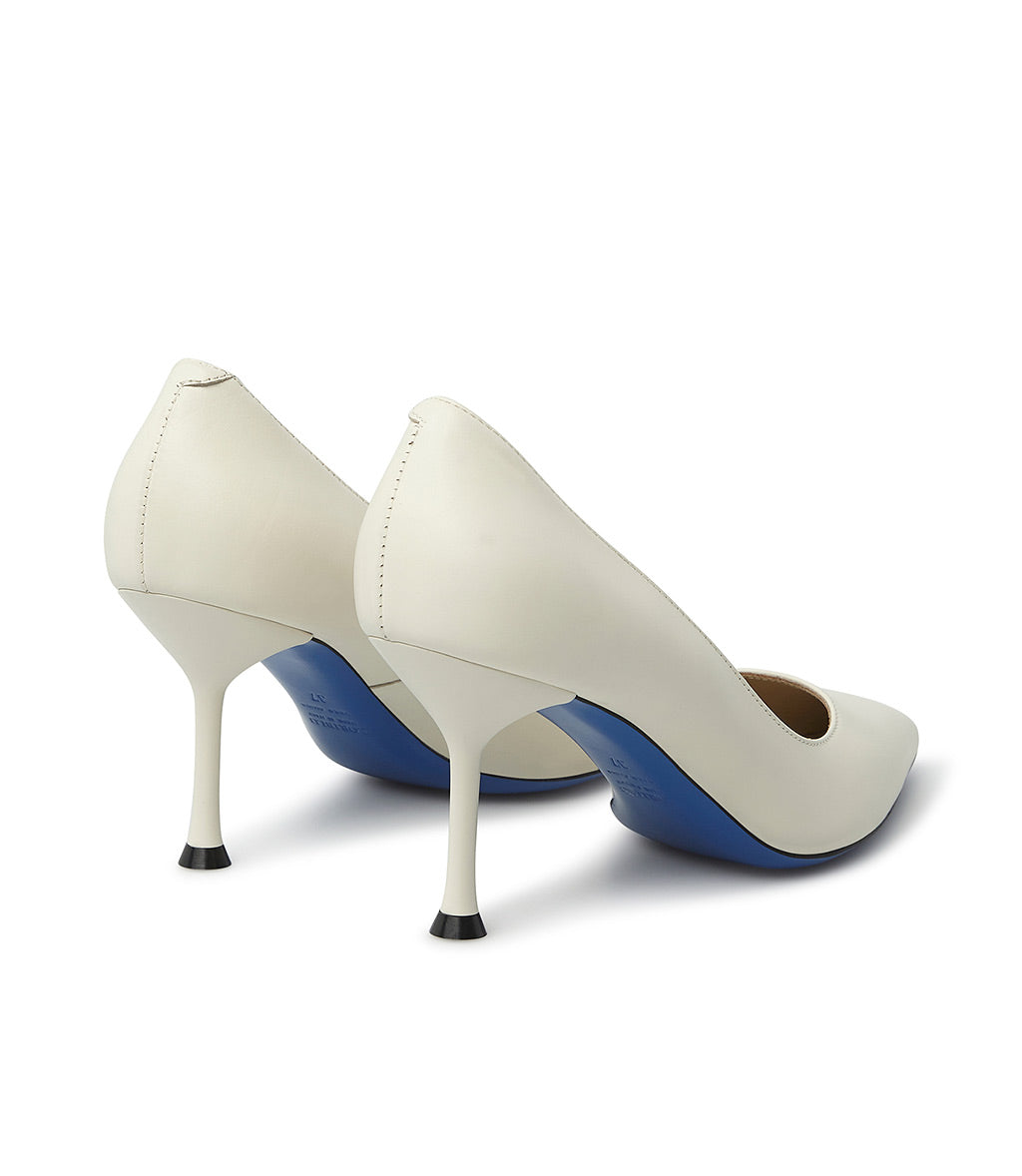 Loriblu Decollete In Pelle Bianca