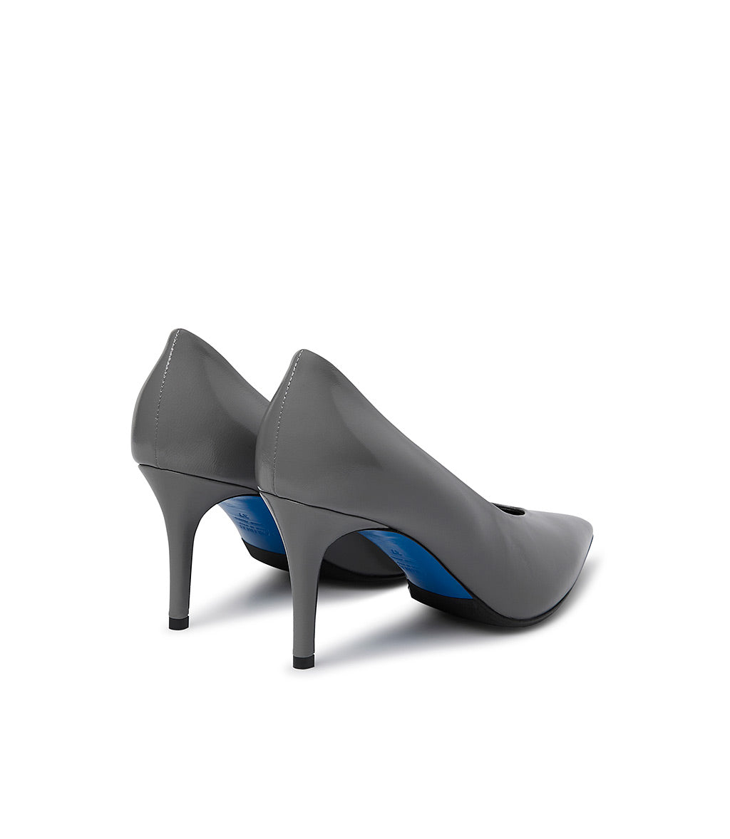 Loriblu Décolleté In Pelle Lucida Grigia