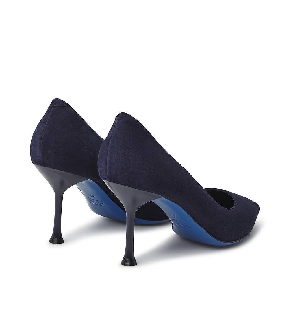 Loriblu Decollete In Pelle Scamosciata Blu